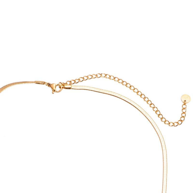 Fein Snake Chain Halskette