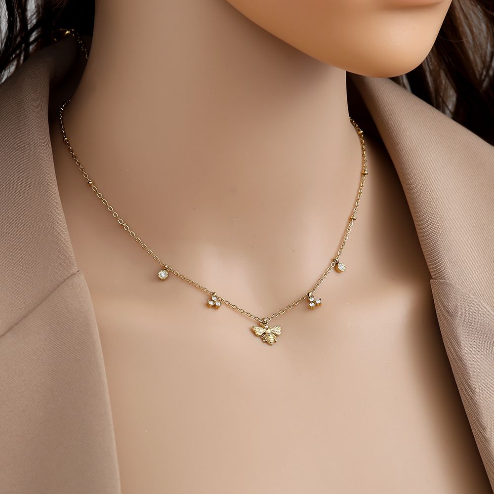 Bee Sparkle Halskette