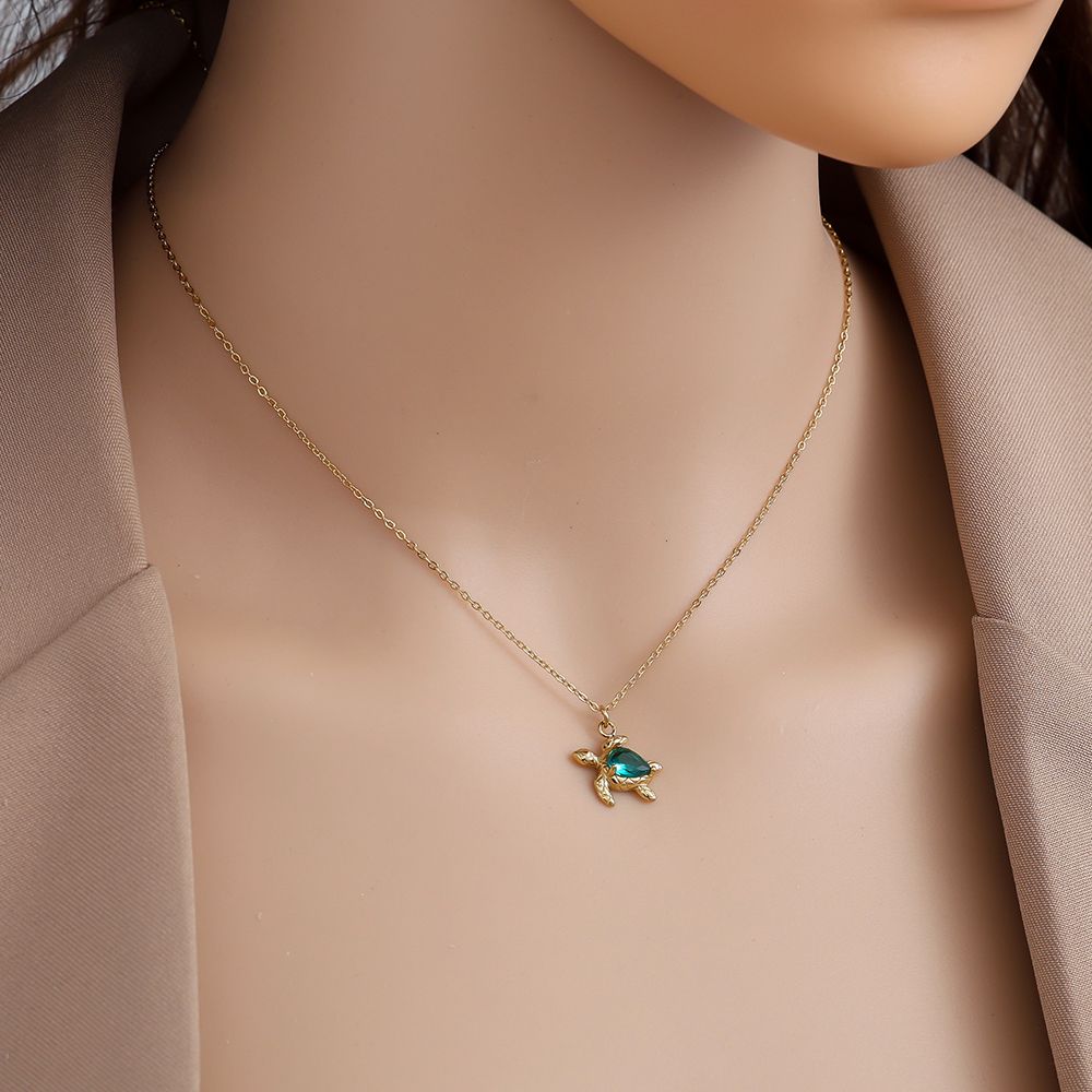 Turtle Glow Halskette