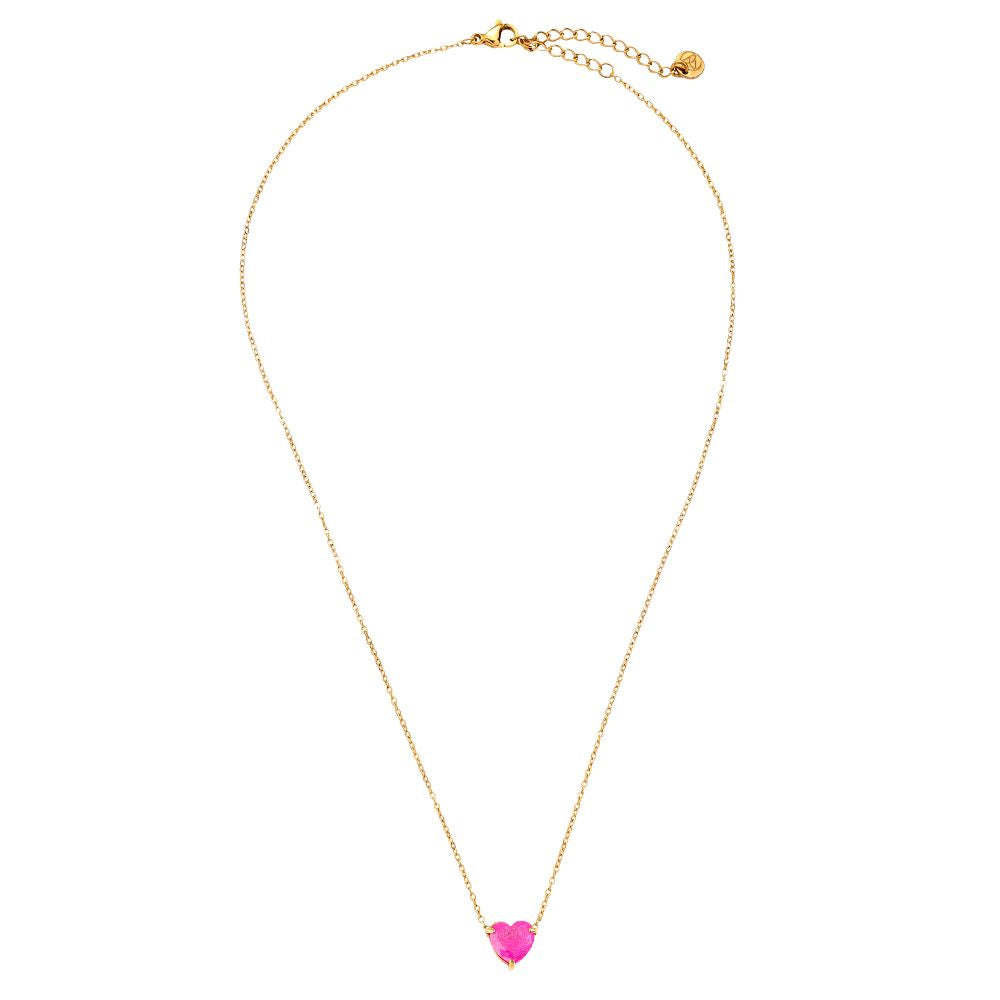 Fuchsia Heartlight Halskette