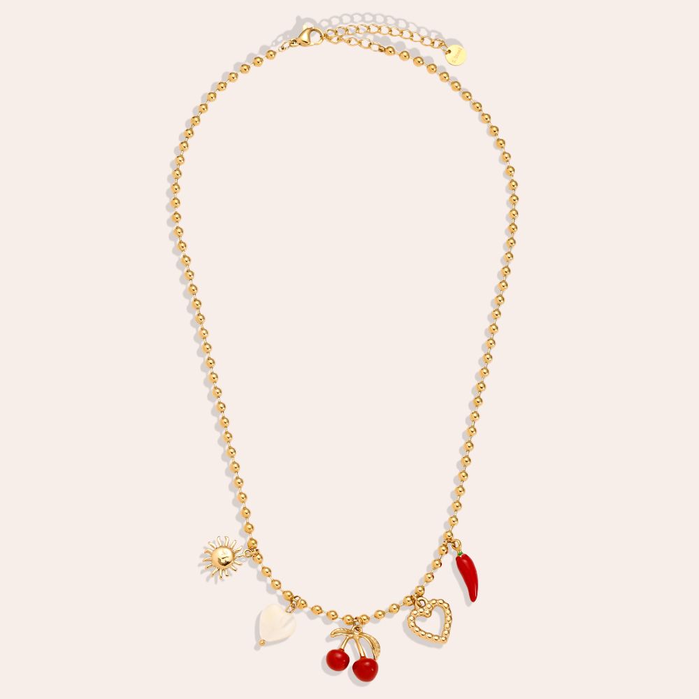 Cherry&Chilli Charms Halskette