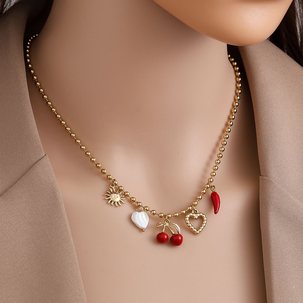 Cherry&Chilli Charms Halskette