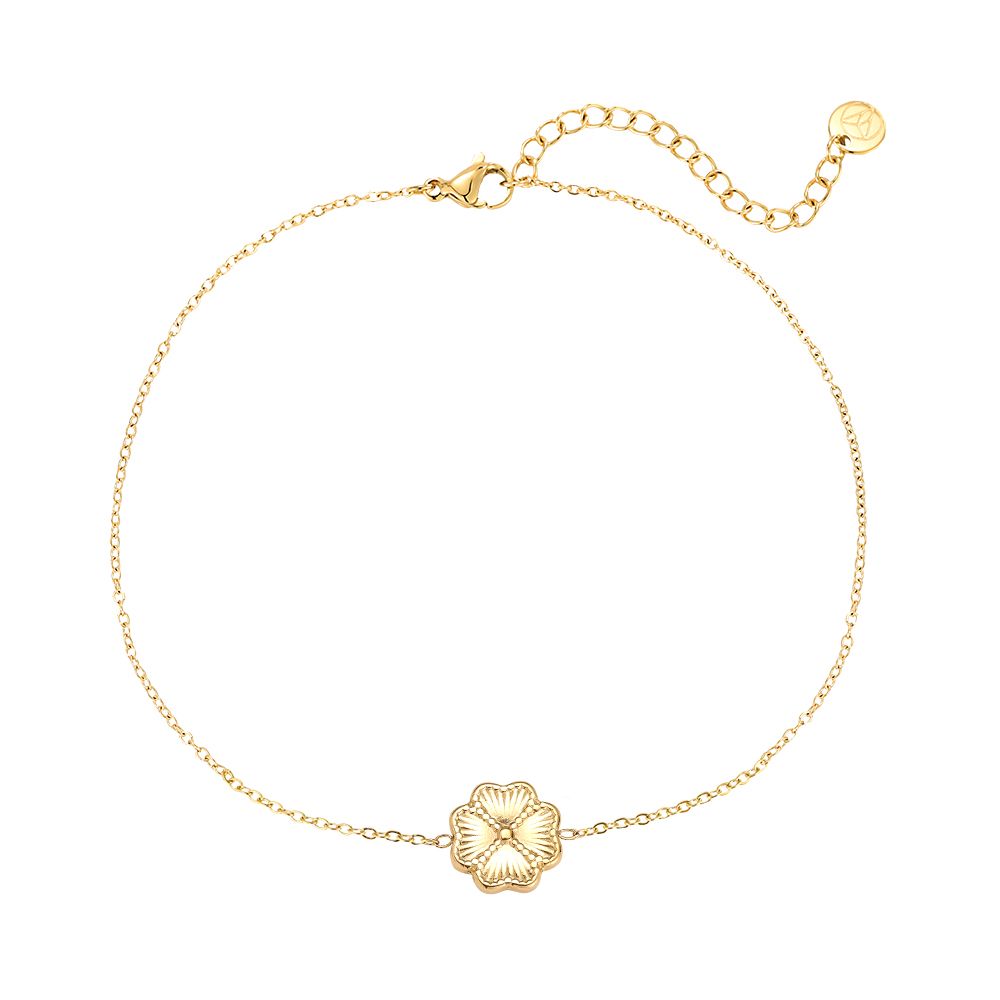 Lucky Leaf Edelstahl Armband