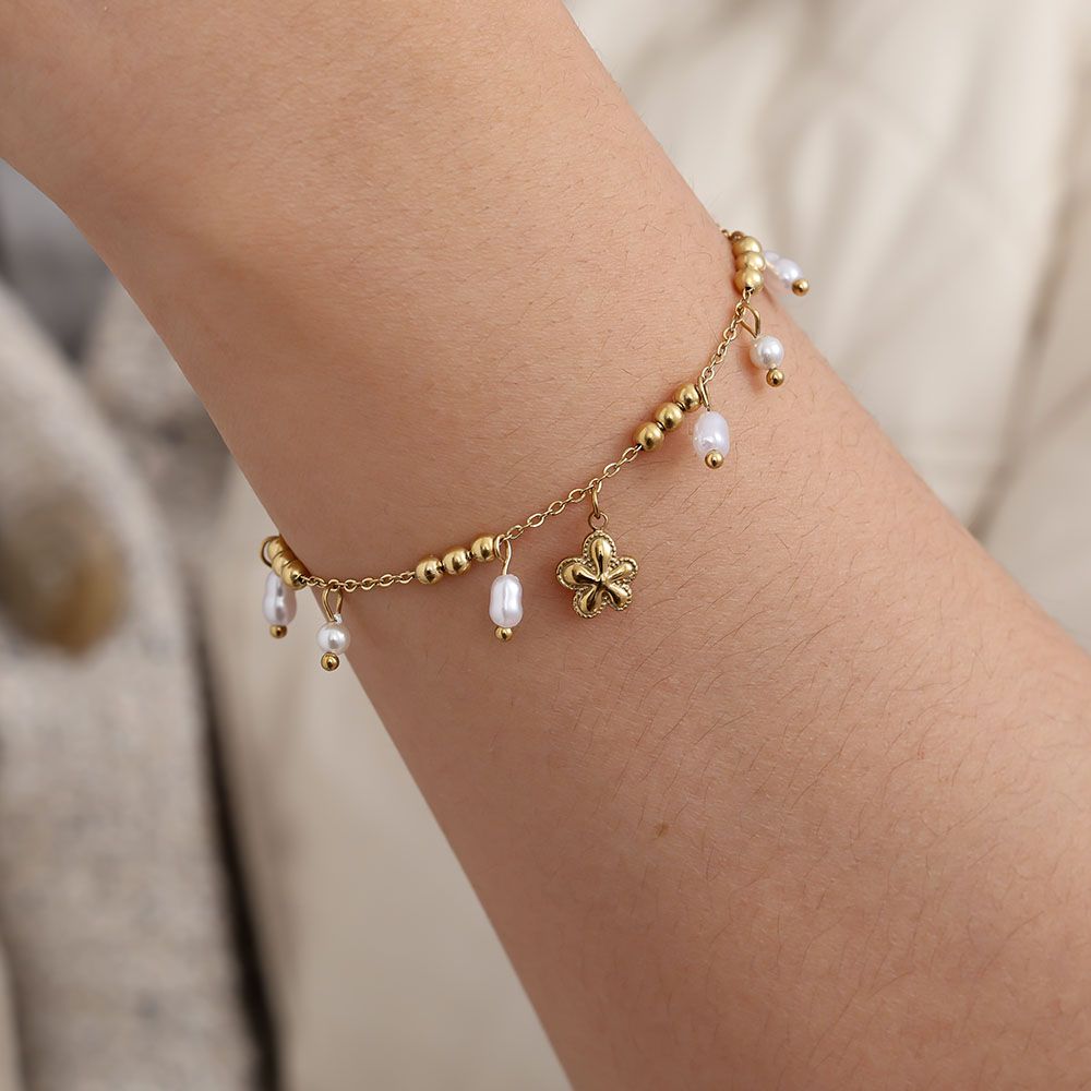 Flora Pearl Armband