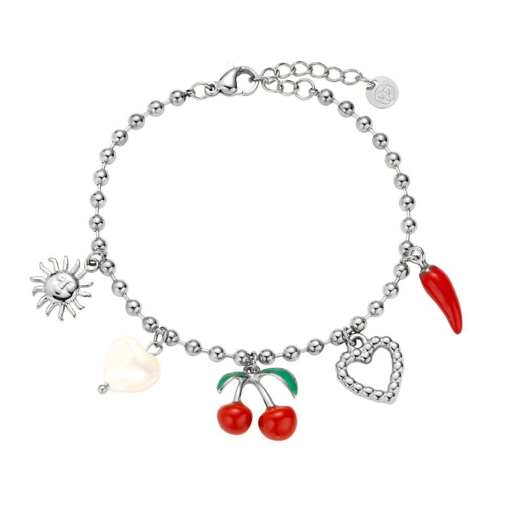 Cherry&Chilli Charms Armband
