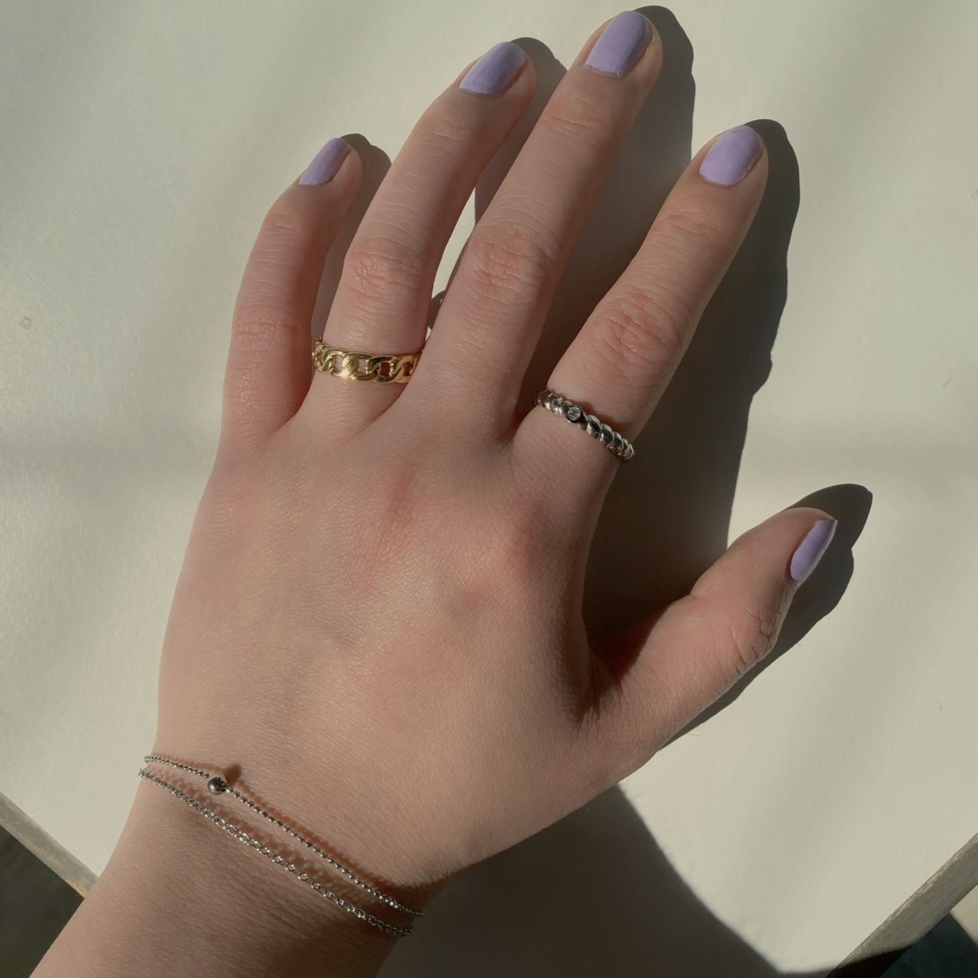 Chain Lock Ring